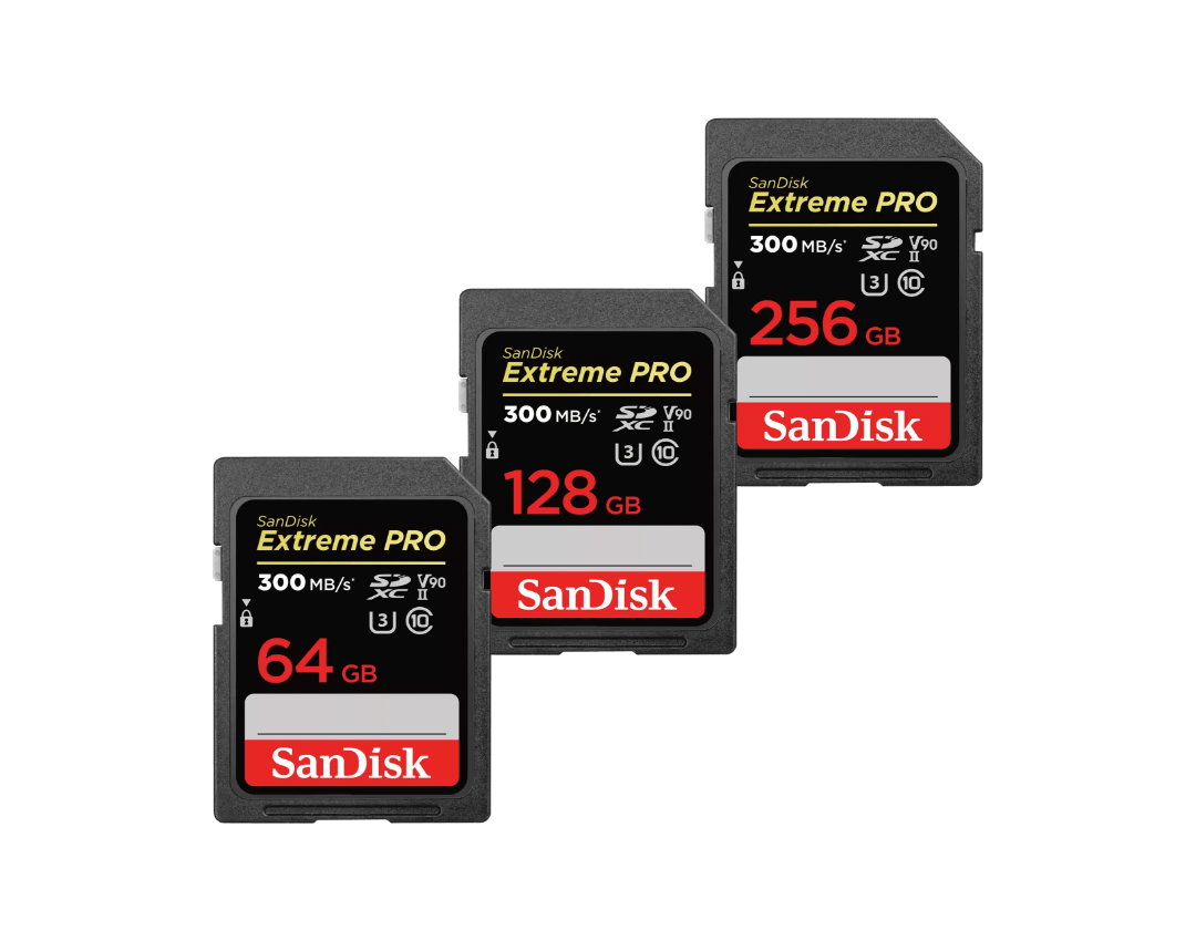 Sandisk Extreme Pro UHS-II：256GB｜128GB｜64GB