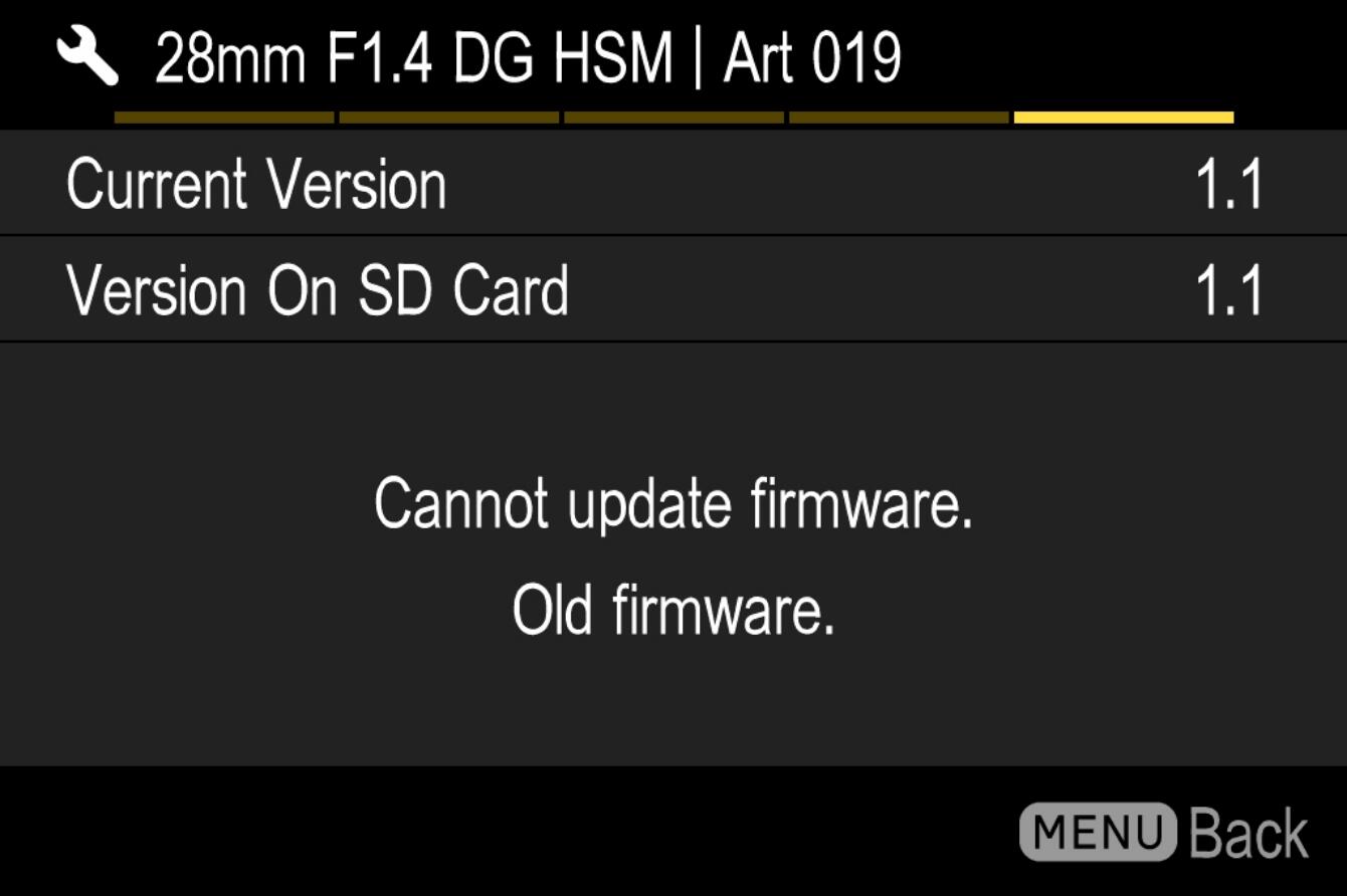 28mm F1.4 DG HSM | Art | Firmware Download for Lenses | Support 