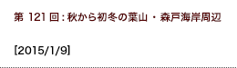 第121回：秋から初冬の葉山・森戸海岸周辺