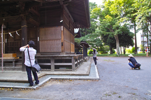 風格のある社を皆さん思い思いに切り取られています。